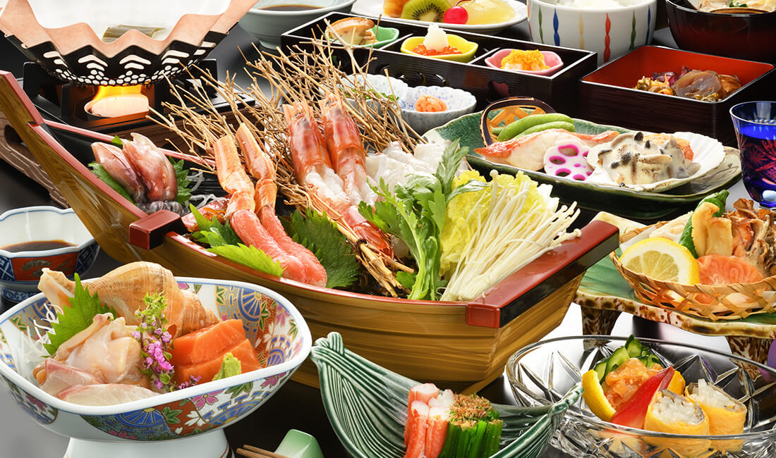 18:30 庄内の料理を満喫